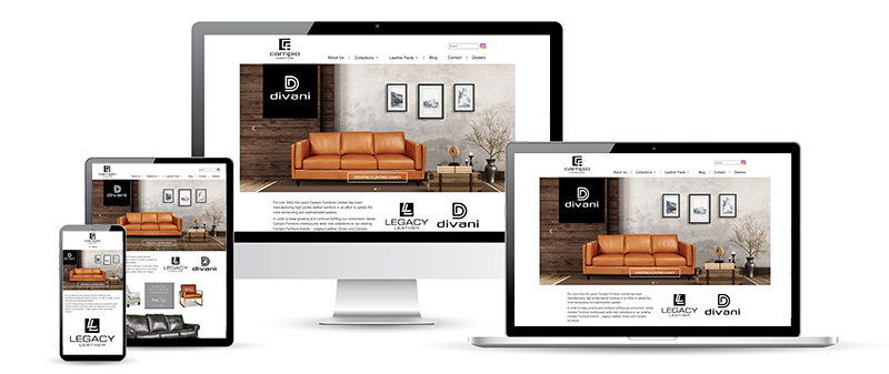 Campio Furniture Web Design